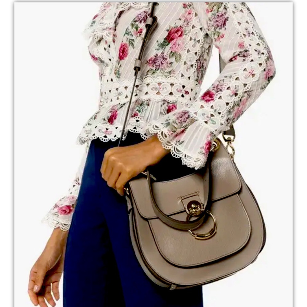 New Chloe Tess Small Leather Crossbody Bag